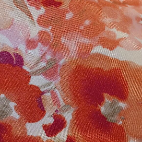 Liz Claiborne Peach and Cream Floral Dress - Picture 10 of 10